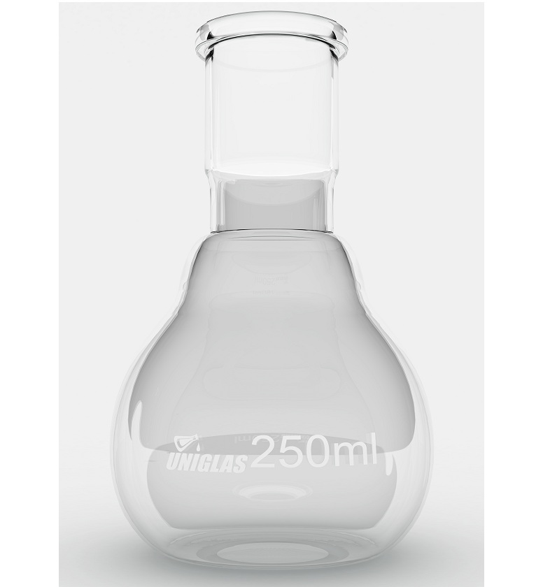 BALÃO DE FUNDO CHATO G.C. COM JUNTA ESMERILHADA - 500 ML